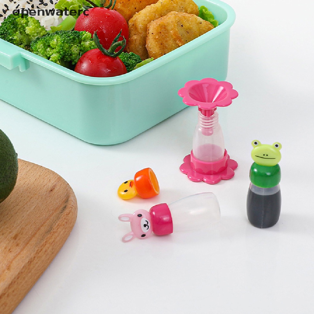 Bộ 4 Lọ Đựng Nước Sốt Mini Hình Động Vật Dễ Thương