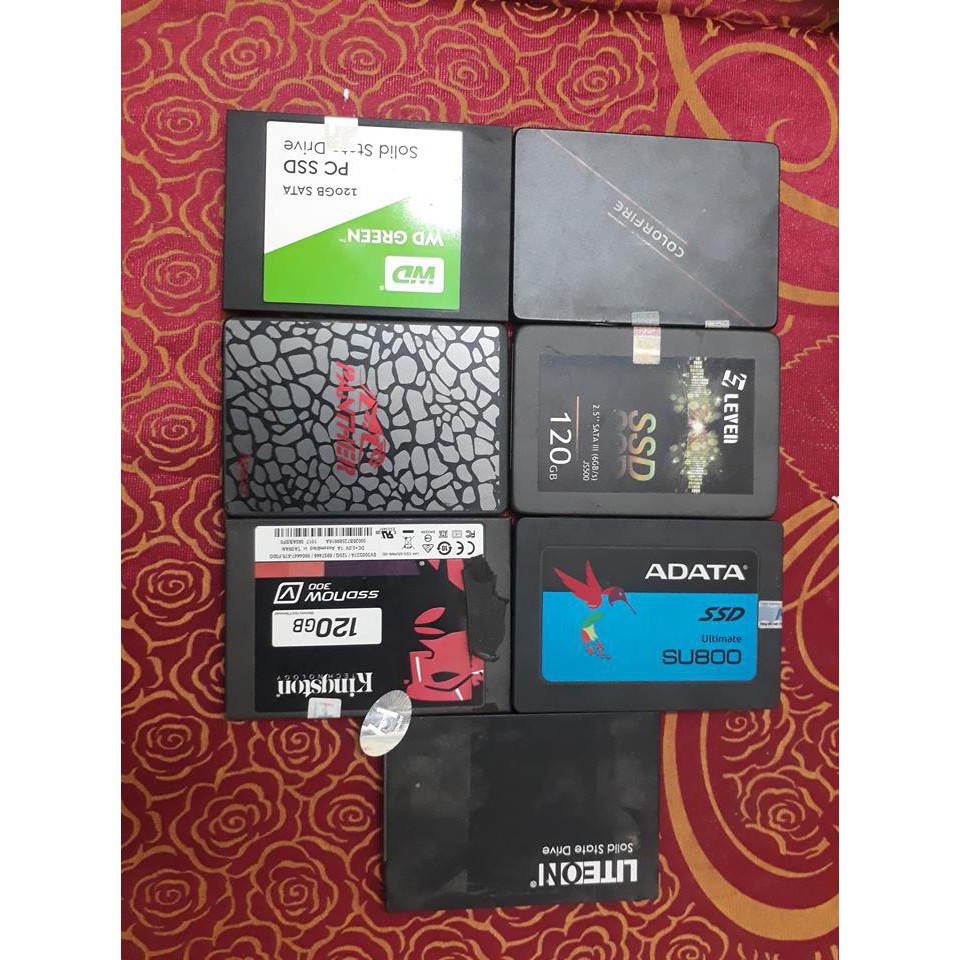 Ổ cứng SSD 120gb sẵn win 10,7,8 like new 99% rẻ - Chính Hãng