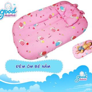 BỘ ĐỆM ÔM thông minh sơ sinh bé nằm cao cấp Goodmama