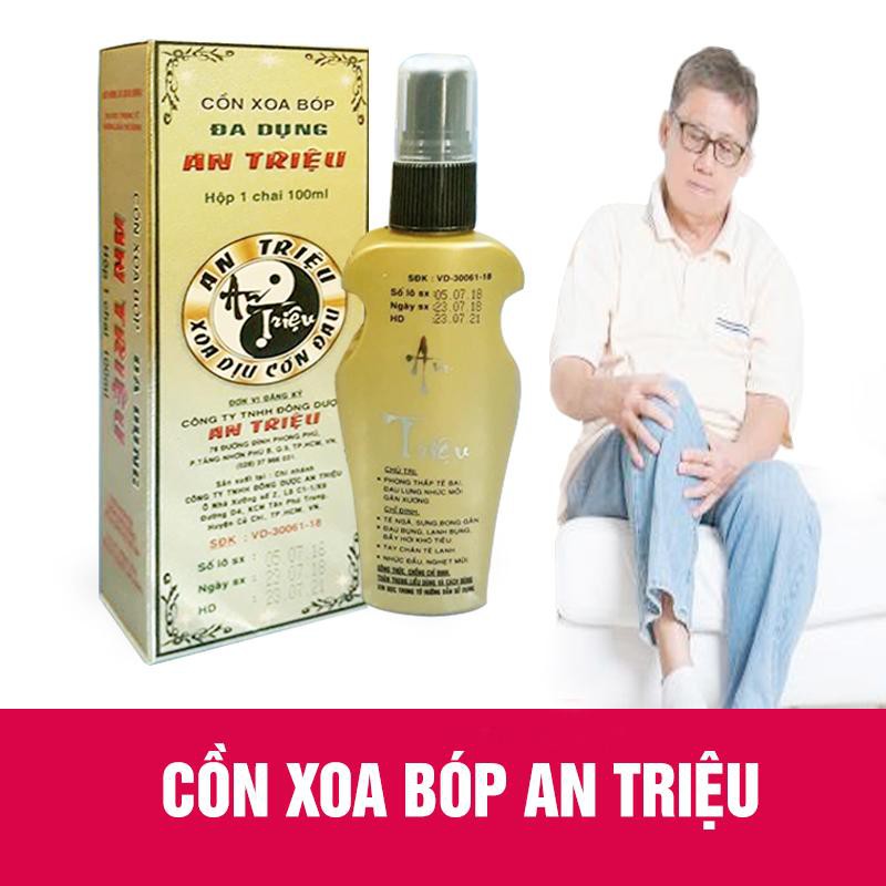 Cồn Xoa Bóp An Triệu (Lọ 100ml)