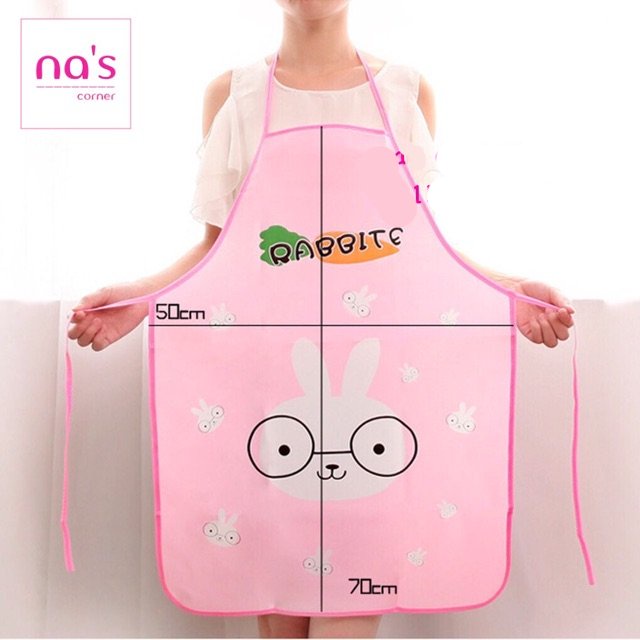 Tạp dề chống thấm dễ thương tiện dụng rửa chén, rửa rau...