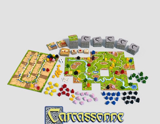 Trò chơi Board Game Carcassonne - Vùng đất trù phú