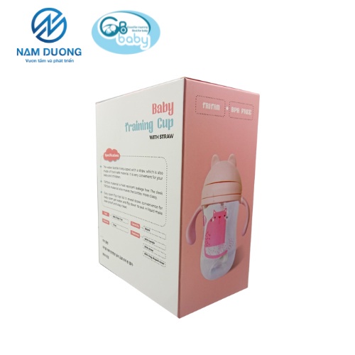 Bình uống nước Tritan cao cấp cho bé GB-Baby 220m/300ml Hàng Chính Hãng