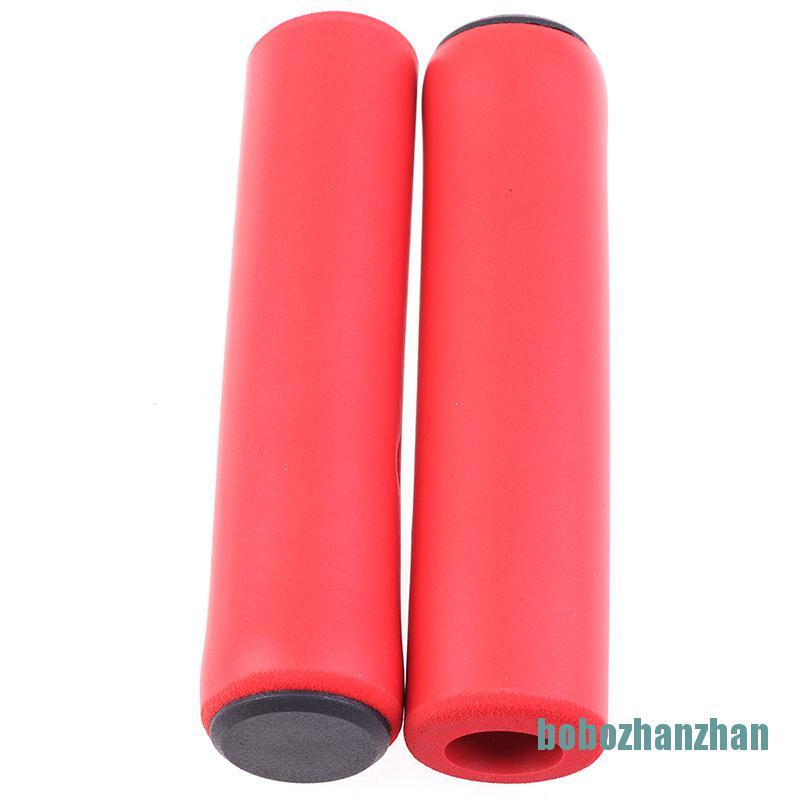 2 Vỏ Bọc Tay Cầm Xe Đạp Bằng Silicone Mềm Chống Trượt