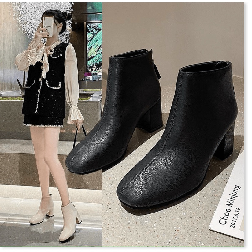 𝔹𝕆𝕊𝕊 𝕊ℍ𝕆𝔼𝕊 ⚜️ Boot da nữ công sở chất da đẹp mẫu mới thời trang giá tốt