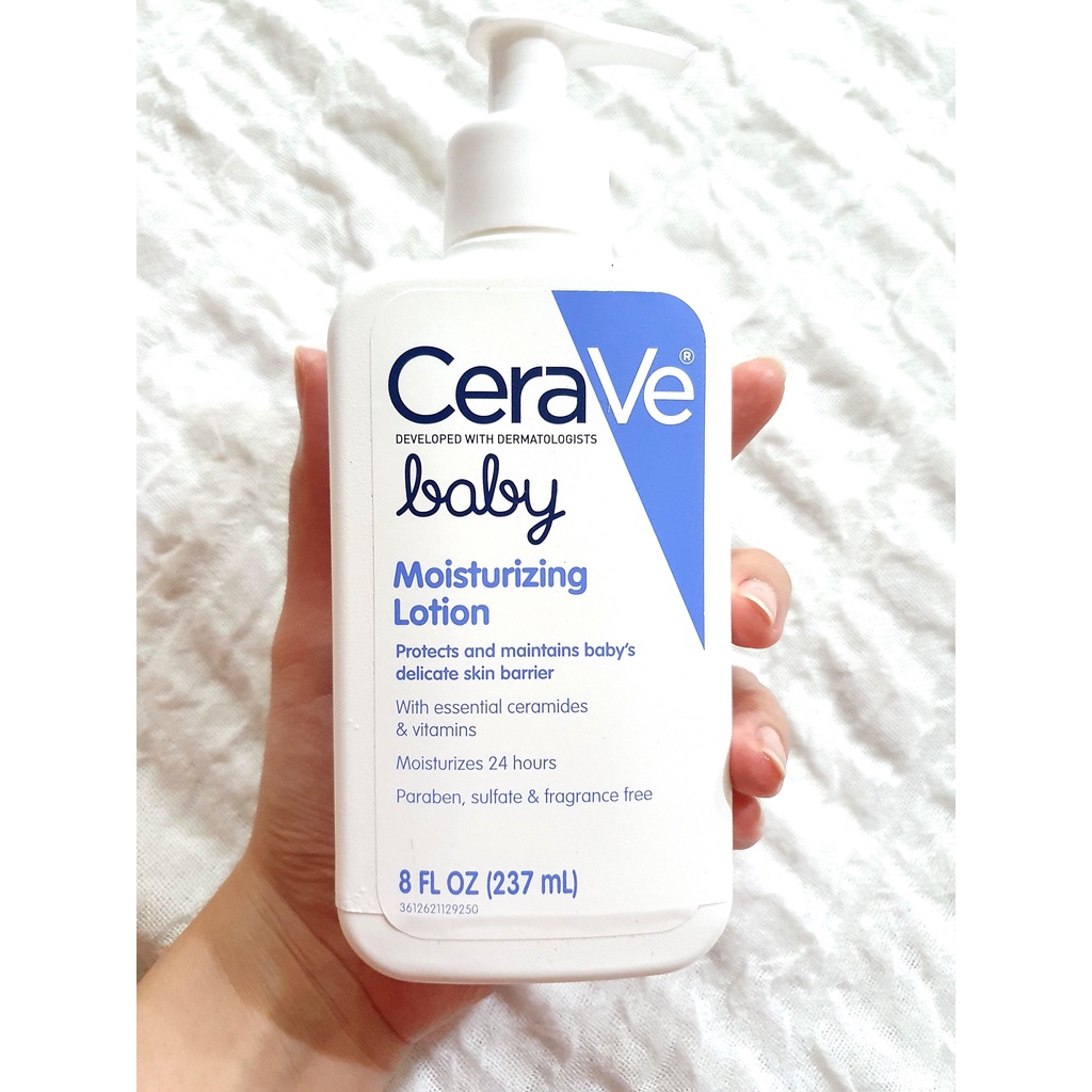 [Hàng Mỹ] Kem dưỡng cho bé CeraVe Baby Moisturizing Lotion (237ml)