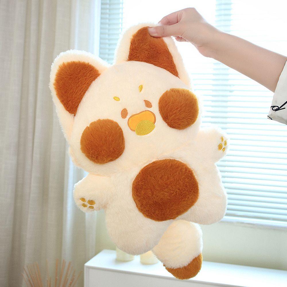 LILYES Đồ chơi nhồi bông Hình Mèo Hoạt Hình Dễ Thương Trang Trí Nhà Cửa