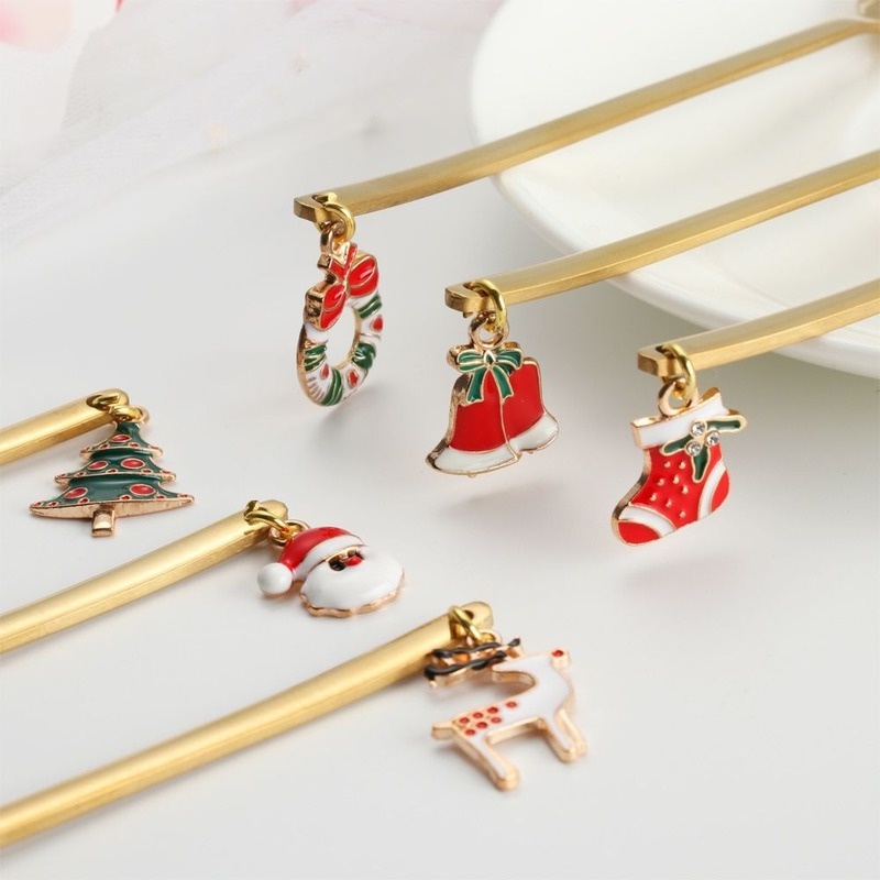 1 Muỗng Cà Phê Được Làm Từ Thép Không Gỉ Với Họa Tiết Theo Phong Cách Giáng Sinh Năm Mới