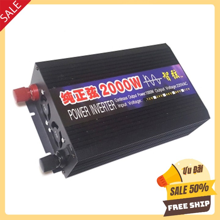 Máy Kích Điện Inverter 2000W Sin Chuẩn