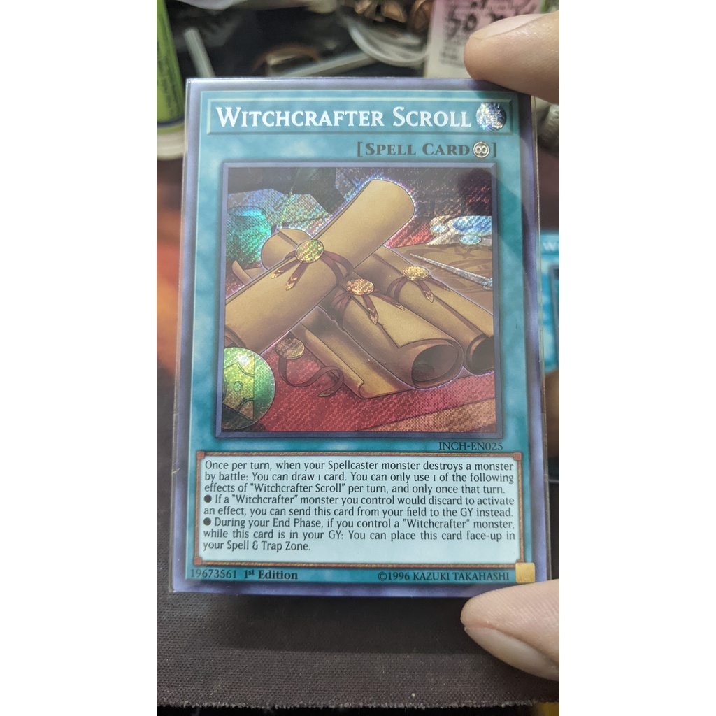 Thẻ bài Yugioh TCG Witchcrafter Scroll