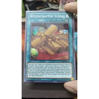 Thẻ bài Yugioh TCG Witchcrafter Scroll