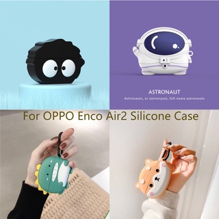 Vỏ bảo vệ hộp sạc tai nghe bluetooth cho Oppo Enco Air 2 bằng silicon kiểu dáng dễ thương chống sốc