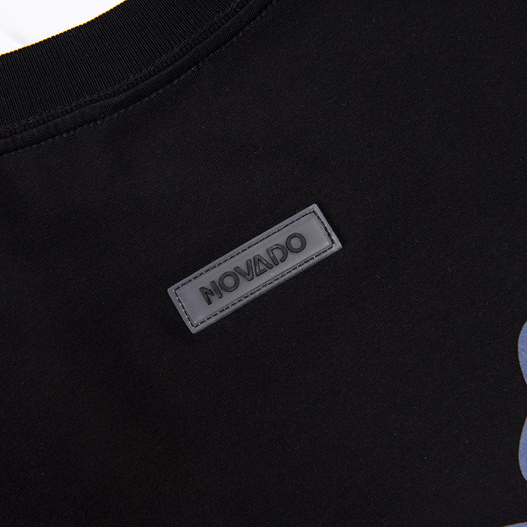 Áo Thun Tay Lỡ Form Rộng Local Brand Novado Fashion Spatial Cotton 4 Chiều Nam / Nữ Dày Dặn Thoáng Mát Đen N6Đ-NP