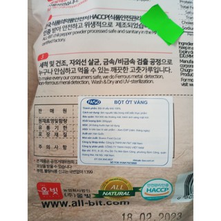 Bột ớt Hàn quốc 200g