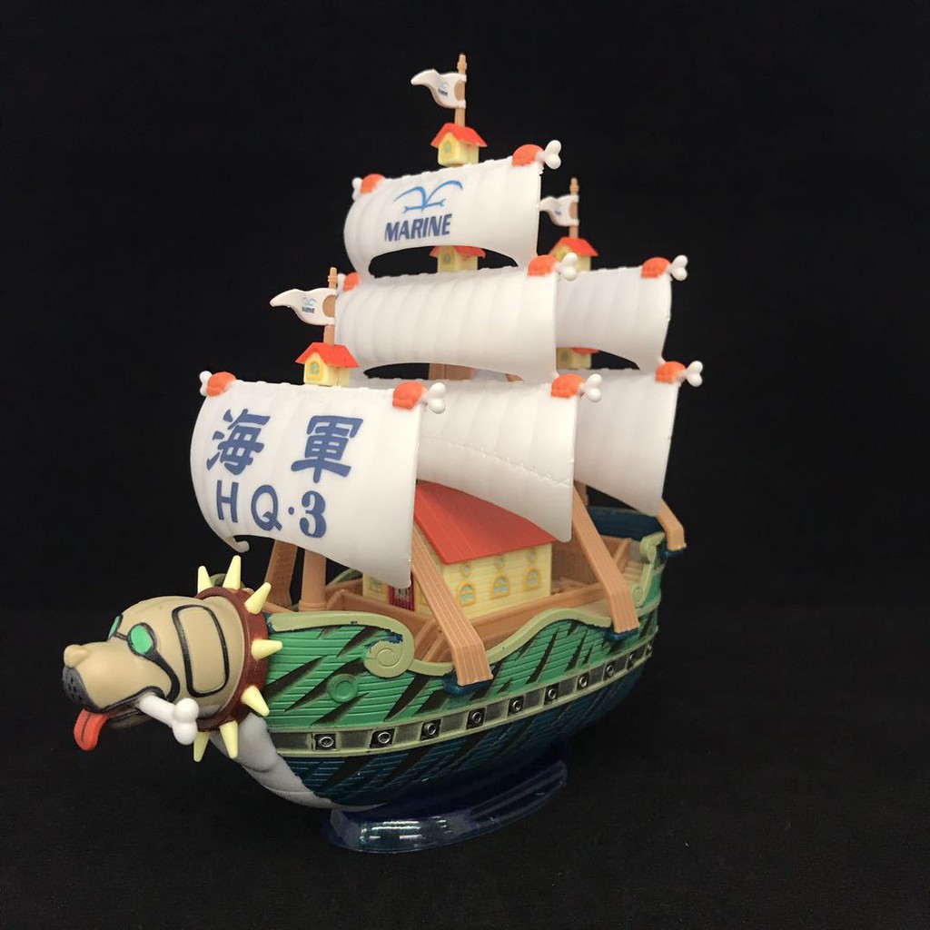Mô hình One Piece - Mô hình tàu thuyền lắp ráp Garp T07