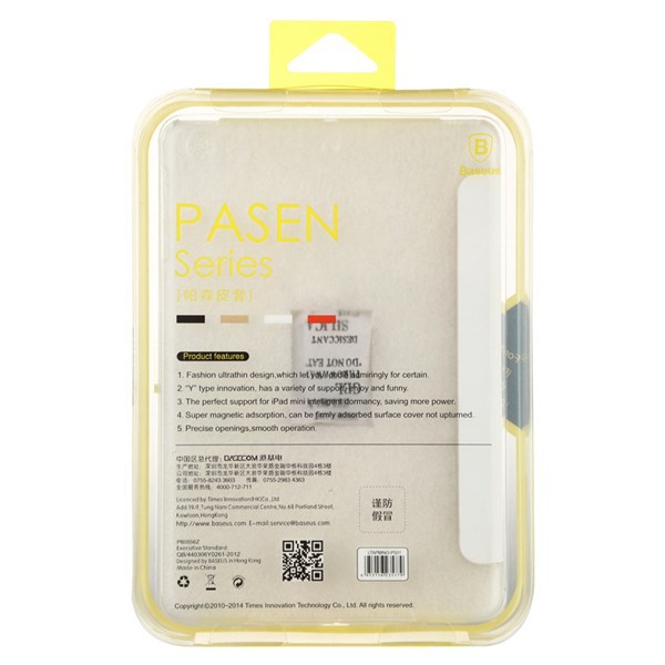 Bao da iPad mini 3 Baseus Pasen (giả da cao cấp, sang trọng, tiện dụng, chống va đập) | BigBuy360 - bigbuy360.vn