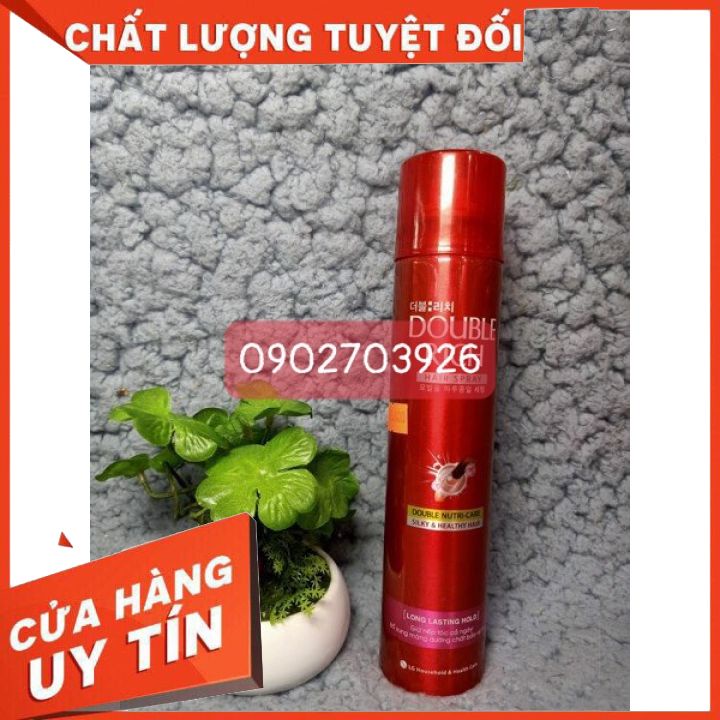 Keo Xịt Tóc Double Rich170ml (chai màu đỏ) tạo nếp tóc tạo kiểu ốn-giữ nếp lâu -mùi thơm dễ chịu -dành cho cả nam và nữ