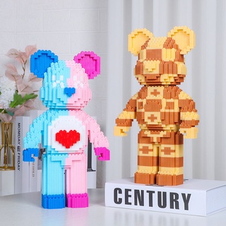 Đồ chơi lắp ráp Mô Hình lego Gấu Bearbrick lắp ráp mô hình cỡ lớn Hàng Đẹp bear brick 33cm LV mẫu siêu hot