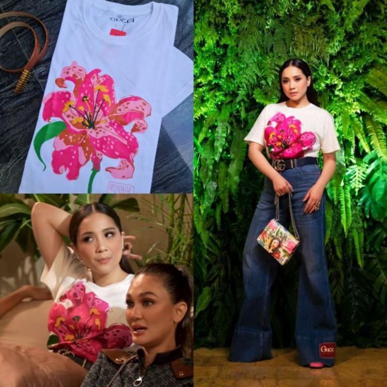 Thương Hiệu Áo Thun GUCCI Hoa Hồng NAGITA Cao Cấp New