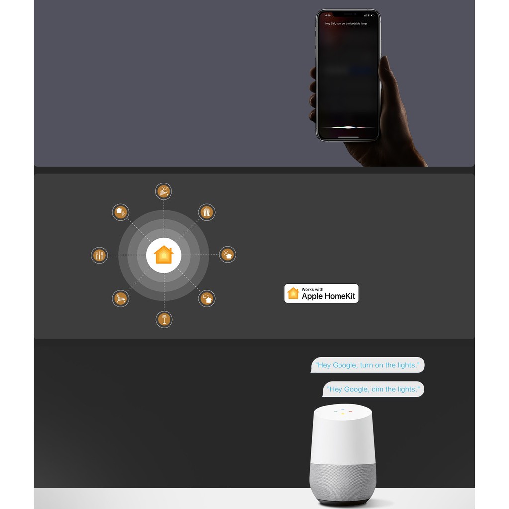 Đèn ngủ thông minh LED Bedside Lamp Yeelight D2 .