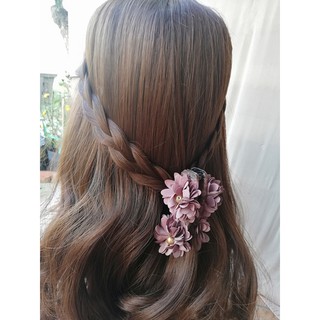 [Xả hàng] Kẹp chéo bông 2 mặt.kẹp lớn Handmade [ẢNH THẬT]