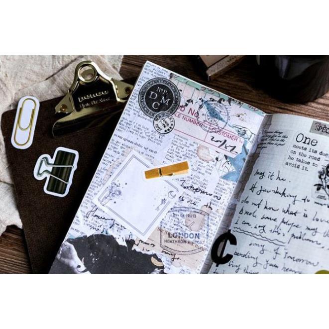 Bộ 45 Sticker Kẹp Ghim Trang Trí Sách E56