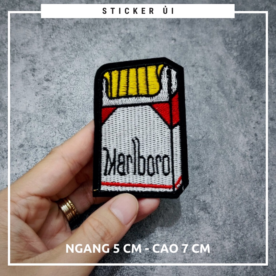 Sticker ủi áo Cao cấp - CÓ SẴN KEO ỦI - sticker vải dùng làm miếng vá áo, phụ kiện trang trí quần áo, balo, giày, nón