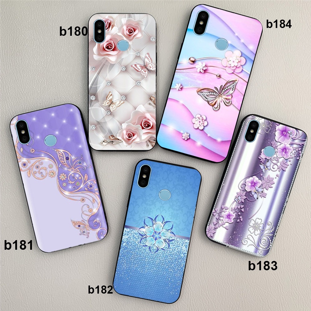 ốp lưng điện thoại Xiaomi mi 6 pro / mi a2 lite in hình phong cách nữ sang chảnh