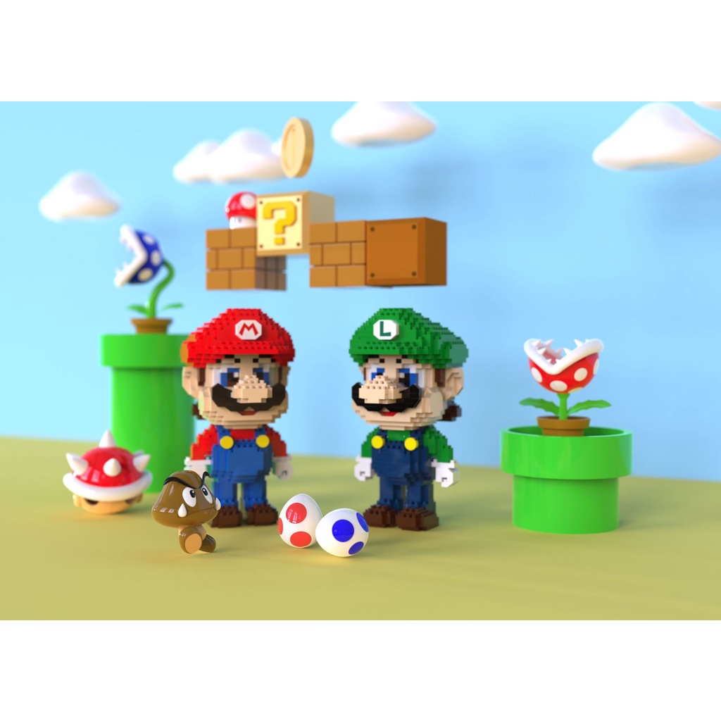 MÔ HÌNH LẮP RÁP HOẠT HÌNH ĐÁNG YÊU CHO BÉ - ĐỒ CHƠI XÉP HÌNH CHO BÉ