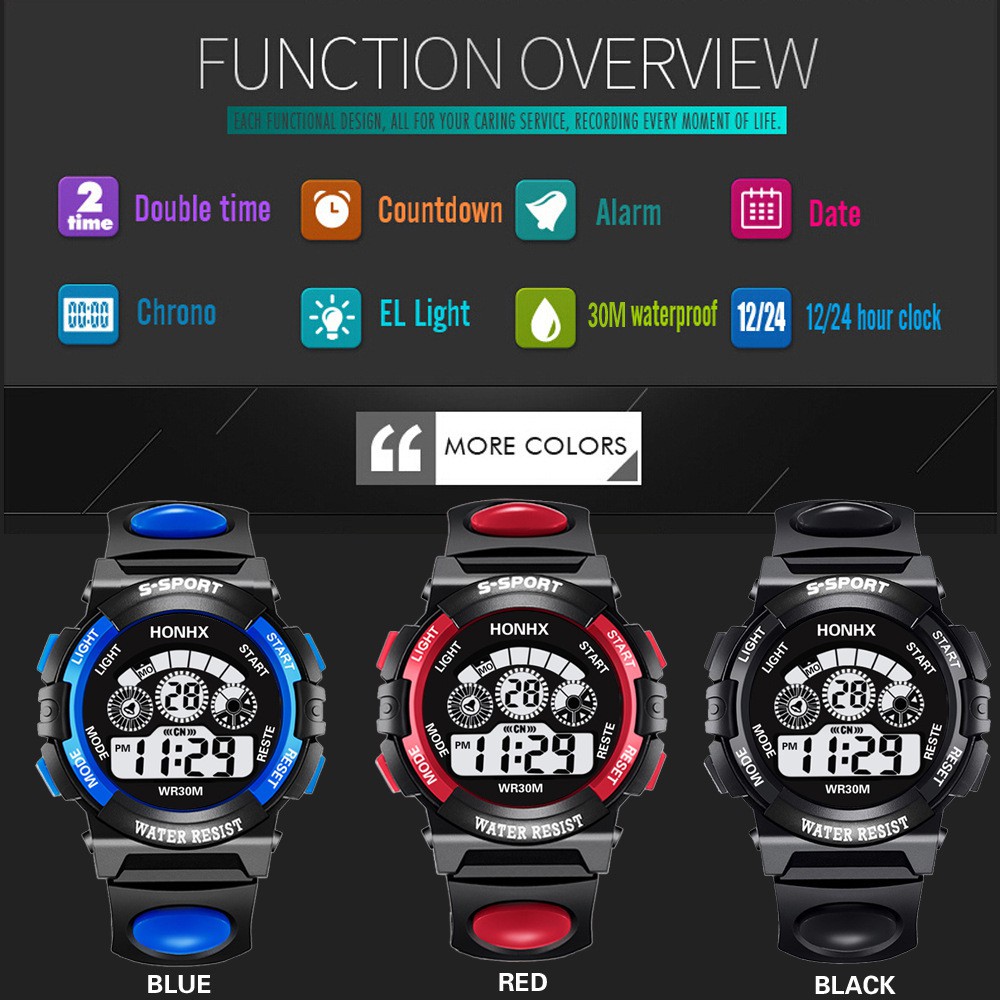 Đồng hồ điện tử nam nữ S-Sport thể thao cá tính, full chức năng, cực hot | BigBuy360 - bigbuy360.vn