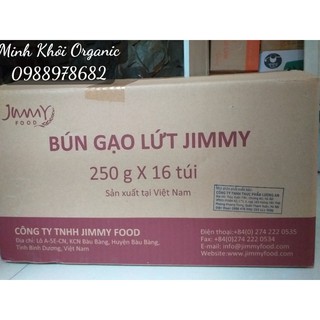 Bún Gạo Lứt Jimmy 4kg [Nguyên thùng 16 gói*250gr☆Date 2026]