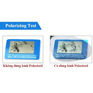 Miếng test kính phân cực - test polarized