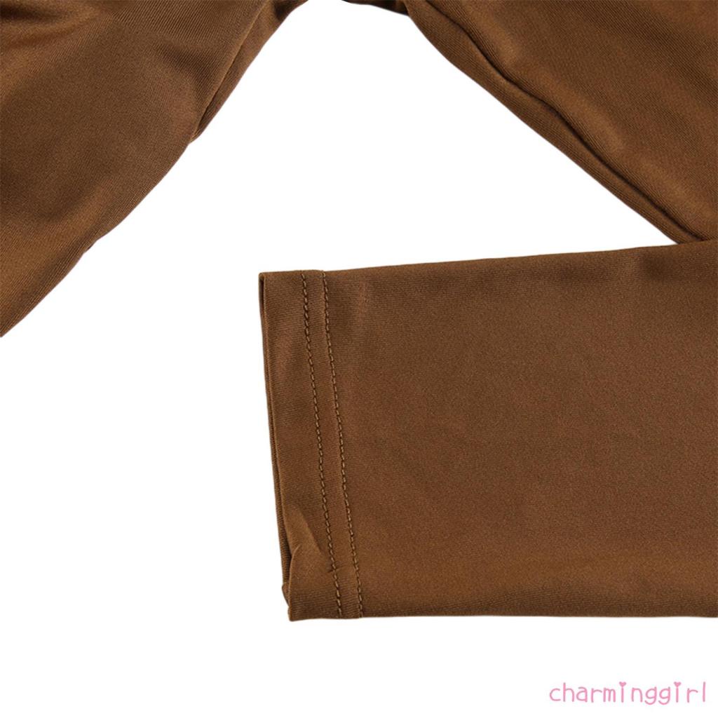 QAQ-Women´s Crop Tops Solid Color Deep V Neck Long Sleeves Cropped Navel Shirt Blouse