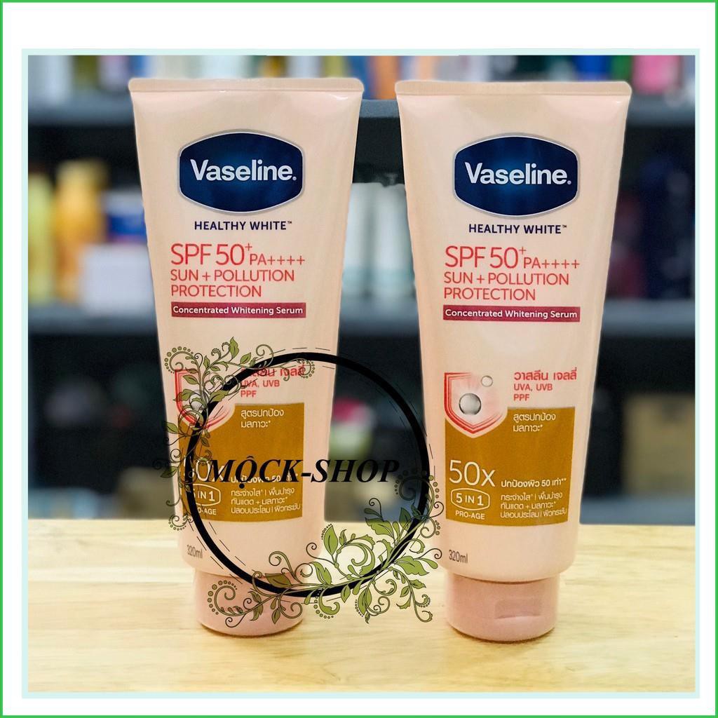 (mẫu mới) Sữa Dưỡng Thể Vaseline Perfect Serum 50X Tuýp 320ml