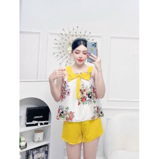 bộ 2 dây lụa satin phối nơ