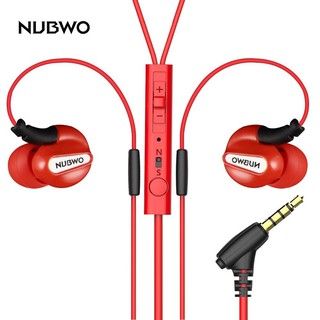 Tai nghe thể thao nhét tai Nubwo NY58 Sports (Đỏ)