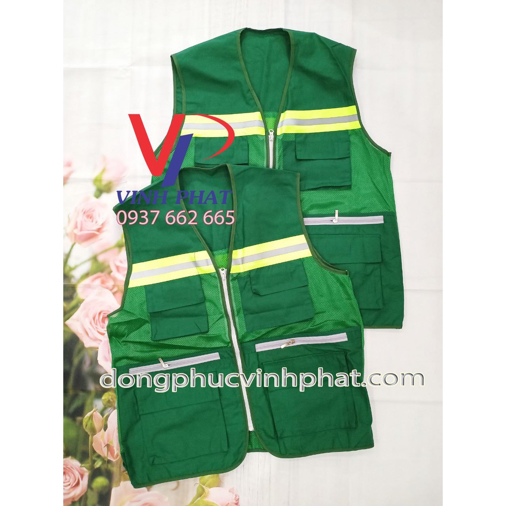 Áo Gile Kỹ Sư Phản Quang, Áo Giám Sát Công Nhân Cao Cấp Đủ Màu Sắc