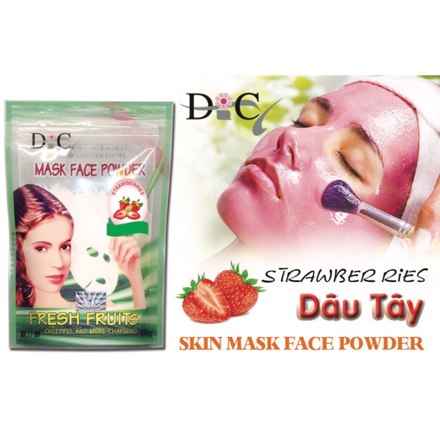 Bột đắp mặt nạ Dâu Tây 727, DICY