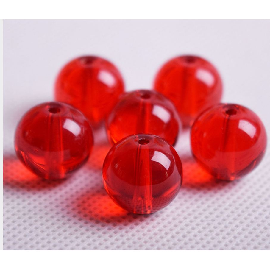 [Mã FAMAYFA giảm 10K đơn 50K] 50-100gam hạt đá đỏ tươi size 4-6-8-12mm | BigBuy360 - bigbuy360.vn