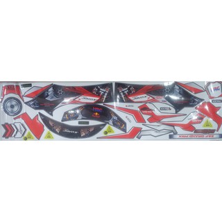 Tem Honda Sonic Đỏ Cho Mũ Fullface, Mũ Yohe 978, Mũ ROC01