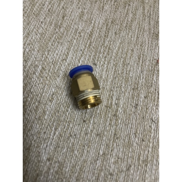 Đầu nối nhanh ống phi 10 zen đồng 17mm