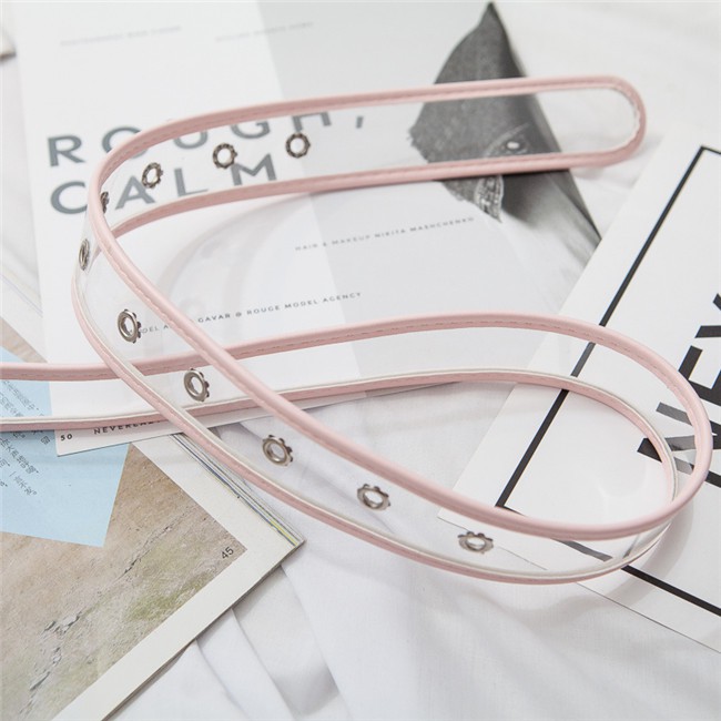 [Spot]Thắt Lưng Trong Suốt Thiết Kế Đơn Giản Dễ Phối Đồ Phong Cách Hàn Quốc