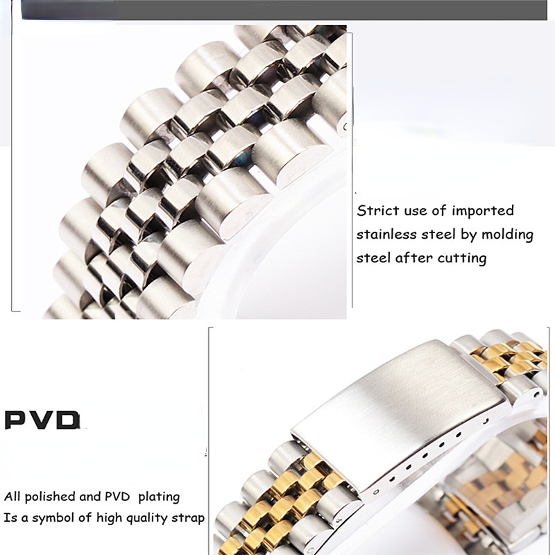 Dây Đeo Đồng Hồ Rolex Daytona 18 19 20 21 22mm Bằng Thép Không Gỉ
