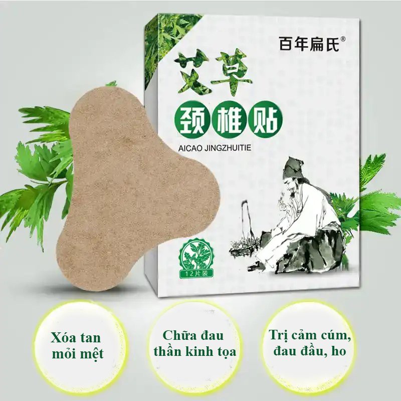 Hộp 12 Miếng Dán Vai Gáy Đông Y Thảo Dược - Thanhyeng76