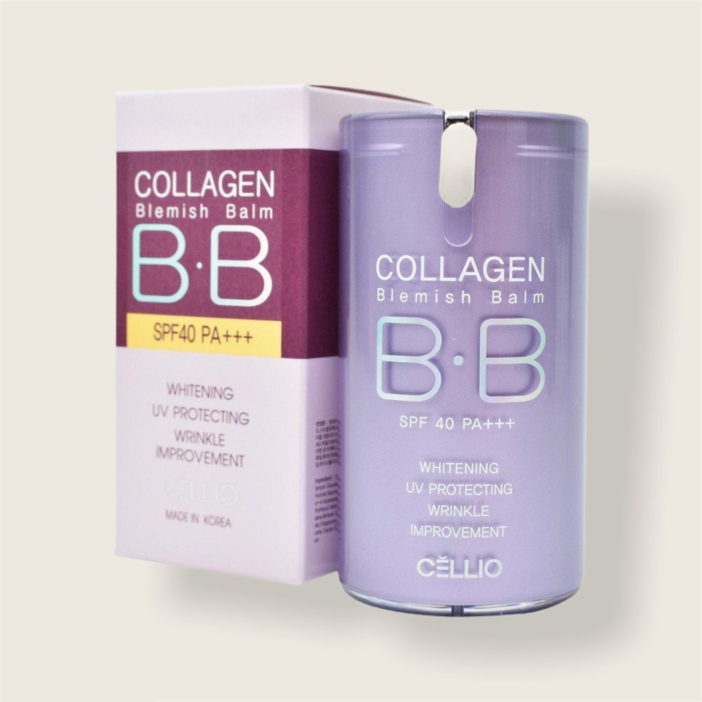 Kem nền BB Collagen Cellio Hàn Quốc | Hàng Chính Hãng CS45