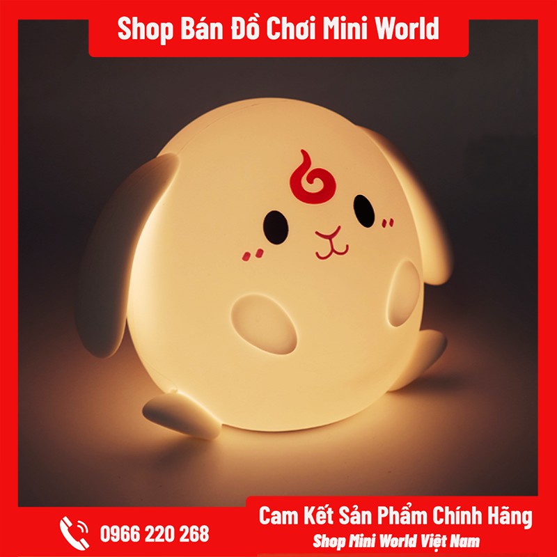 Đèn Ngủ Mini World Thỏ Ngọc [Đi Kèm Thêm 1 Bộ Đồ Chơi]