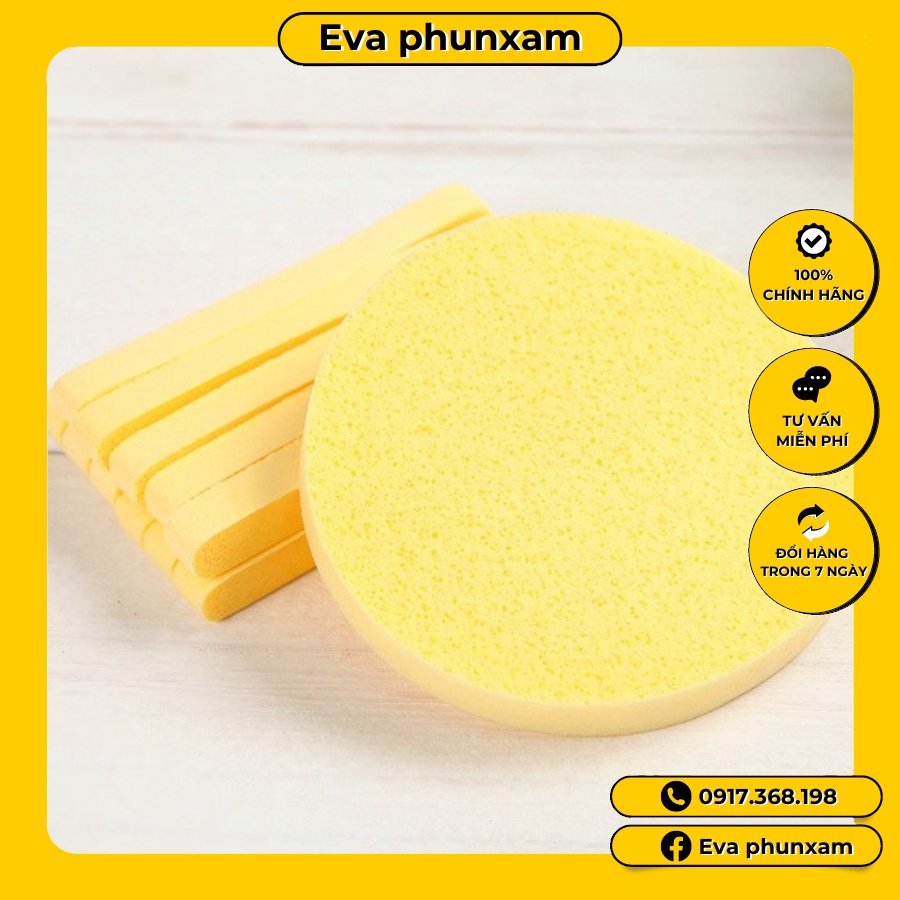 Bông Mút Nở Rửa Mặt Cho Spa, Thẩm Mỹ Viện 1 Bịch 20 Gói