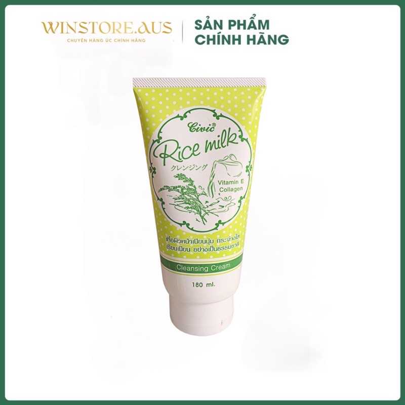 Sữa Rửa Mặt Gạo CIVIC Rice Milk 180ml THÁI LAN