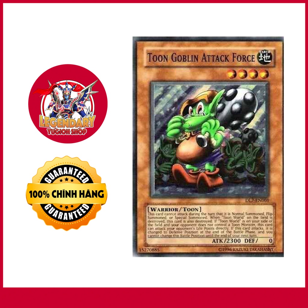 [Thẻ Bài Yugioh Chính Hãng] Toon Goblin Attack Force