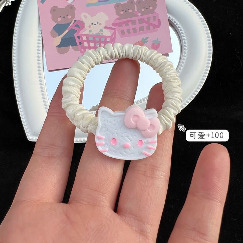 Băng Đô Cài Tóc Đa Năng Hình Hello Kitty Phong Cách Hàn Quốc Cho Nữ